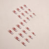 12 Sizes-24 Pcs Press On Nails W1294
