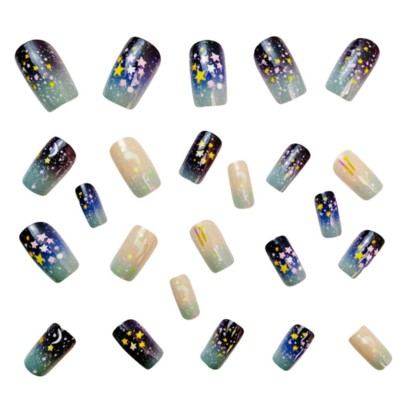 12 Sizes-24 Pcs Press On Nails Y630