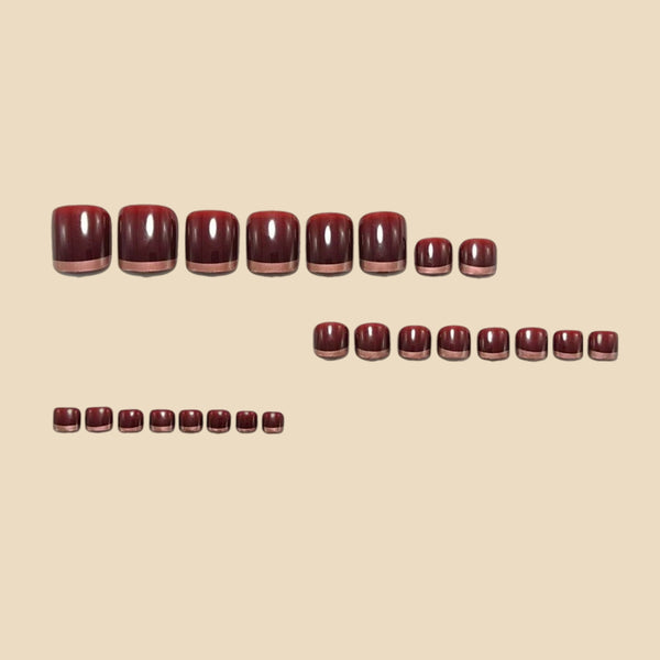 12 Sizes-24 Pcs Press On Nails Y2016