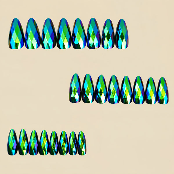 12 Sizes-24 Pcs Press On Nails Y1337