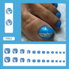 12 Sizes-24 Pcs Press On Nails F052