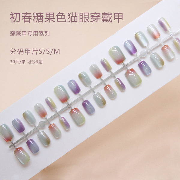 30 Pcs Press On Nails T013