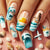 12 Sizes-24 Pcs Press On Nails Y914