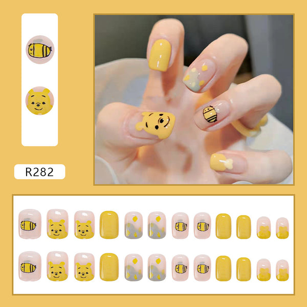 12 Sizes-24 Pcs Press On Nails R281