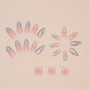 12 Sizes-24 Pcs Press On Nails W1599