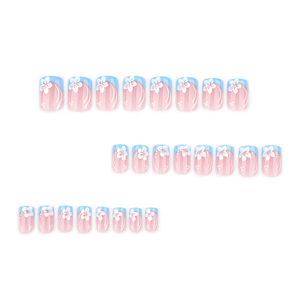 12 Sizes-24 Pcs Press On Nails JP4321