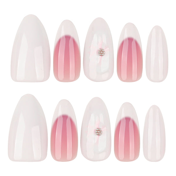 12 Sizes-24 Pcs Press On Nails JP3896