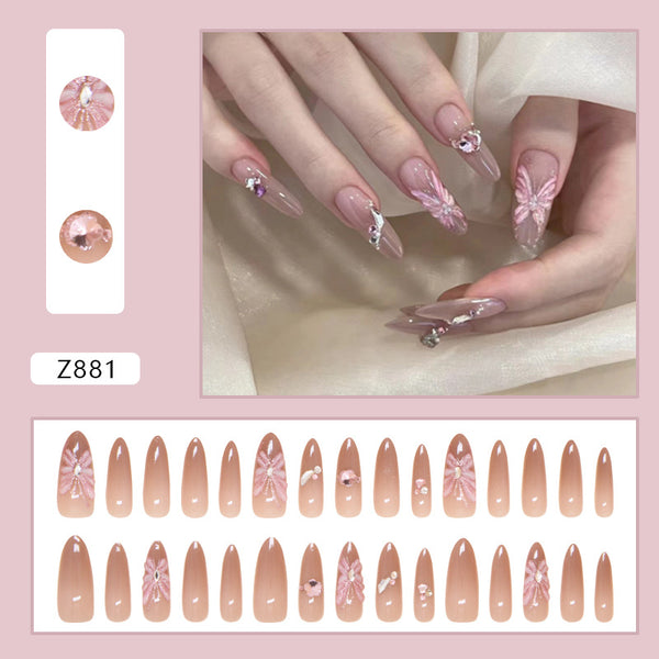 12 Sizes-24 Pcs Press On Nails Z881
