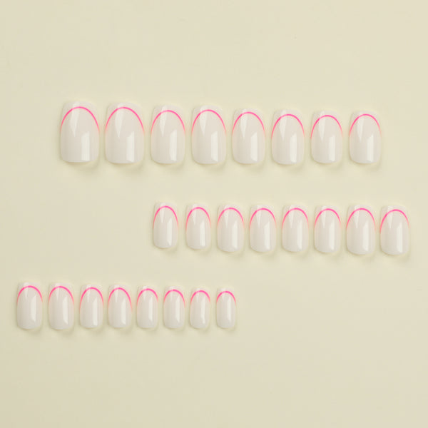12 Sizes-24 Pcs Press On Nails JP2815