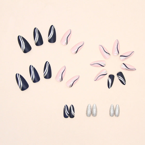 12 Sizes-24 Pcs Press On Nails W279