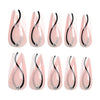 12 Sizes-24 Pcs Press On Nails JP3045