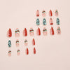 12 Sizes-24 Pcs Press On Nails W1909