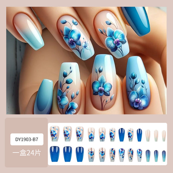 12 Sizes-24 Pcs Press On Nails DY1903-B7