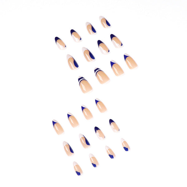 Almond French Glossy Medium Press on Nails