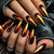 12 Sizes-24 Pcs Press On Nails Y1070