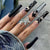 12 Sizes-24 Pcs Press On Nails Z334