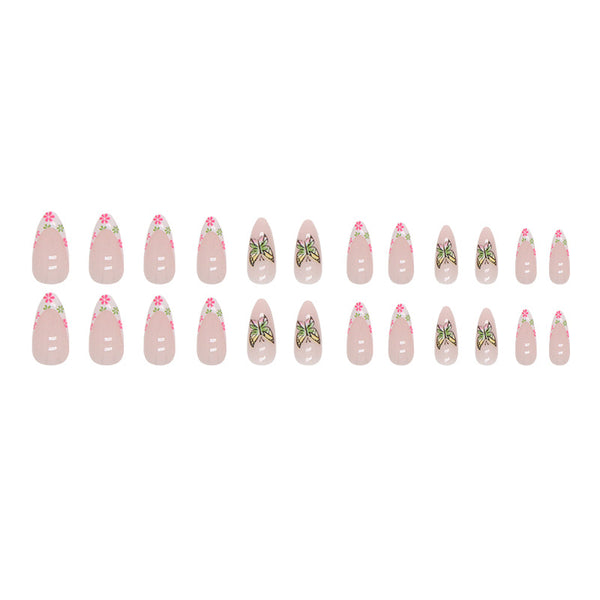 12 Sizes-24 Pcs Press On Nails W635