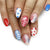 12 Sizes-24 Pcs Press On Nails C910