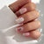 12 Sizes-24 Pcs Press On Nails C1534