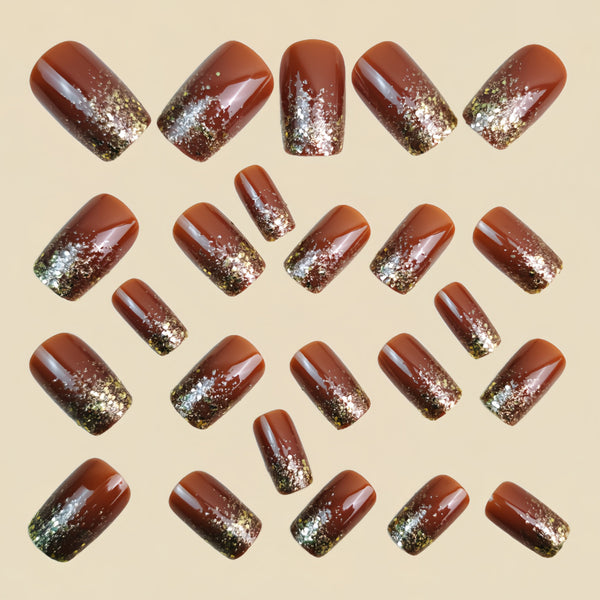 12 Sizes-24 Pcs Press On Nails Y1627-2