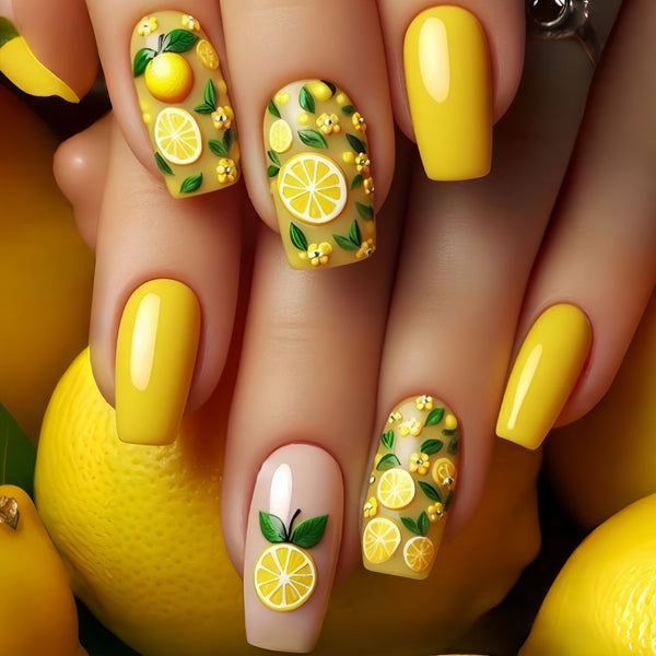 12 Sizes-24 Pcs Press On Nails Y1096