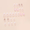 12 Sizes-24 Pcs Press On Nails W1764