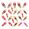 12 Sizes-24 Pcs Press On Nails Y894