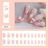 12 Sizes-24 Pcs Press On Nails Z408