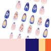 12 Sizes-24 Pcs Press On Nails JP3580