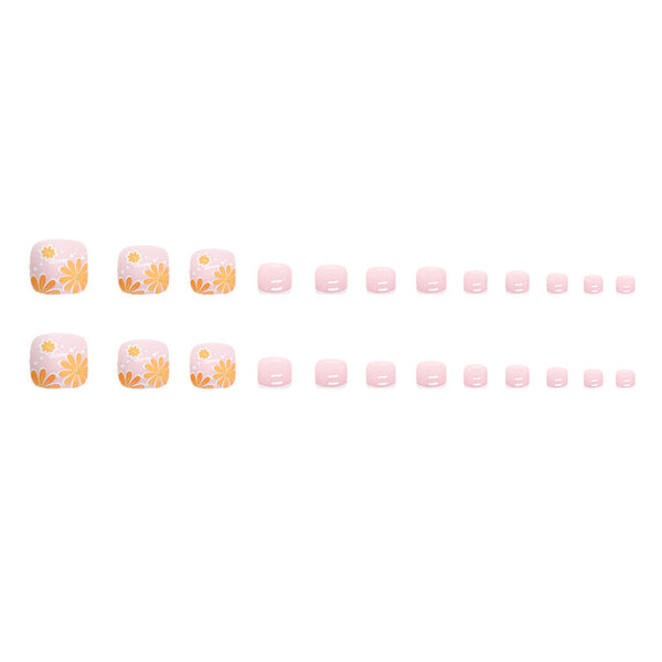 12 Sizes-24 Pcs Press On Nails F081