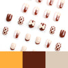 12 Sizes-24 Pcs Press On Nails JP3013