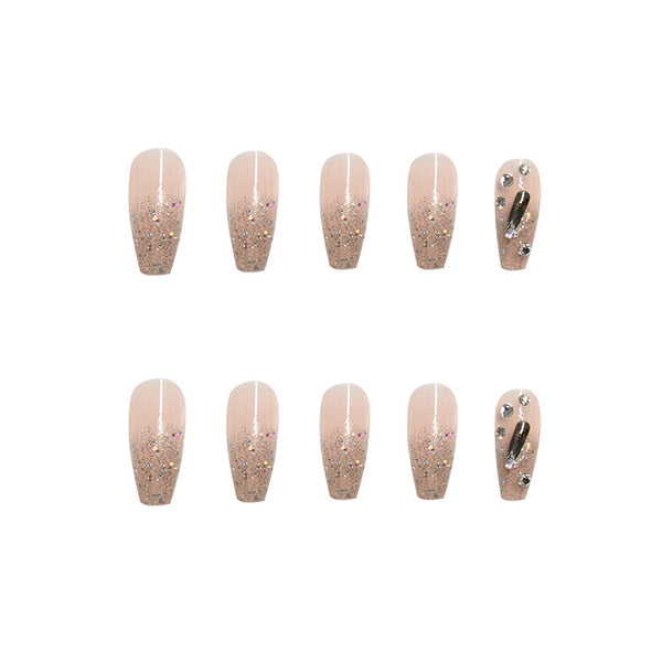 12 Sizes-24 Pcs Press On Nails Z076
