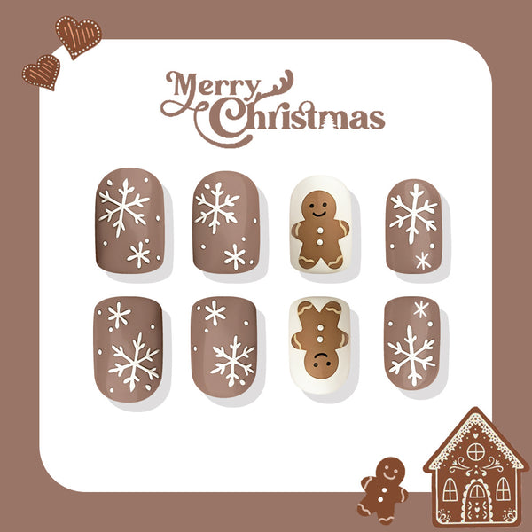 12 Sizes-24 Pcs Press On Nails MX297