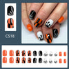 12 Sizes-24 Pcs Press On Nails C518