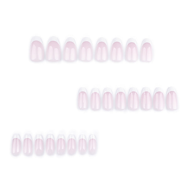 12 Sizes-24 Pcs Press On Nails JP3683