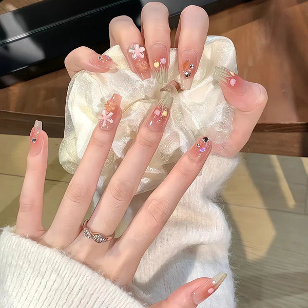 12 Sizes-24 Pcs Press On Nails nail-accessory