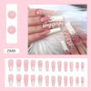 12 Sizes-24 Pcs Press On Nails Z688