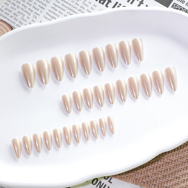 12 Sizes-24 Pcs Press On Nails JL0694
