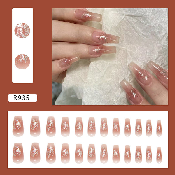 12 Sizes-24 Pcs Press On Nails R935