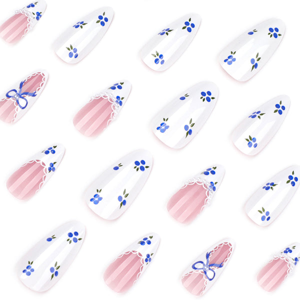 12 Sizes-24 Pcs Press On Nails JP3822
