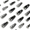 12 Sizes-24 Pcs Press On Nails JP2616