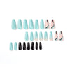 12 Sizes-24 Pcs Press On Nails JP2013