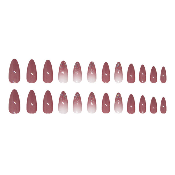 12 Sizes-24 Pcs Press On Nails W1872