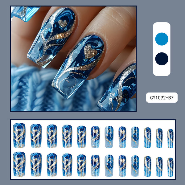 12 Sizes-24 PcsPress On Nails CY1092-B7