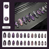 12 Sizes-24 Pcs Press On Nails Z990