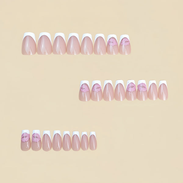 12 Sizes-24 Pcs Press On Nails Y876