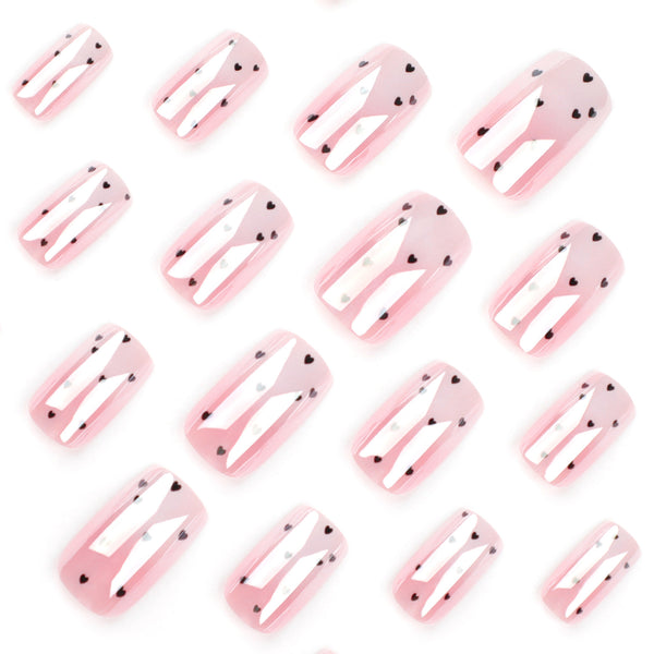 12 Sizes-24 Pcs Press On Nails JP3241