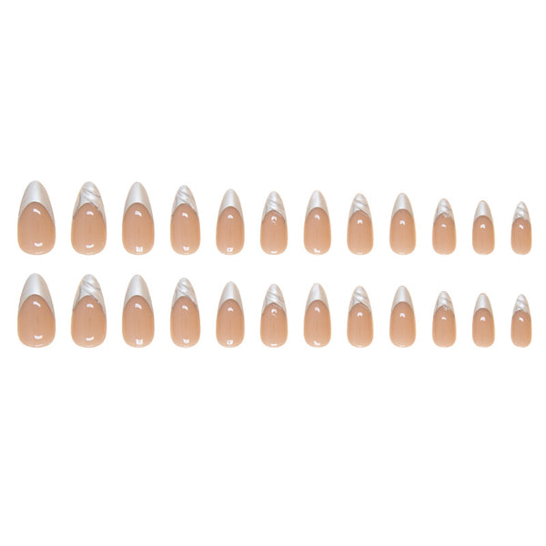 12 Sizes-24 Pcs Press On Nails W1583