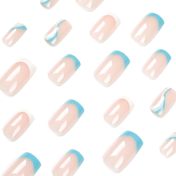 12 Sizes-24 Pcs Press On Nails JP1806