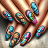 12 Sizes-24 Pcs Press On Nails Y613